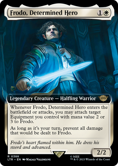 Frodo, Determined Hero (LTR-388) - rare: (Extended Art)