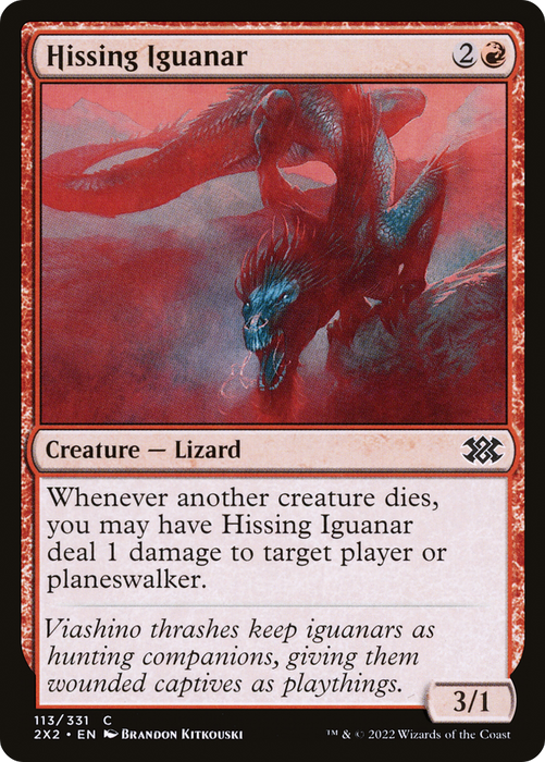 Hissing Iguanar (2X2-113) - common