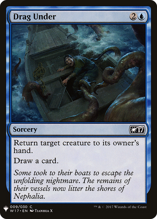 Drag Under (LIST-W17-9) - common