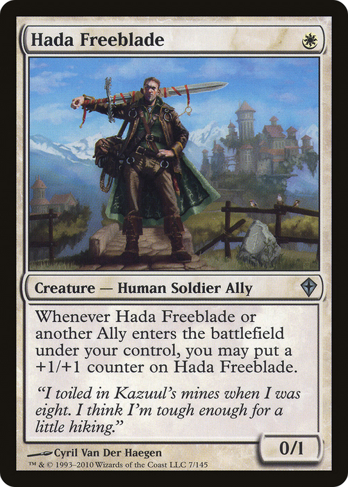 Hada Freeblade (WWK-007) - uncommon - Foil