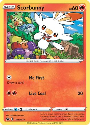 Scorbunny (SWSH071) - SSSPC  - Promo - Holofoil