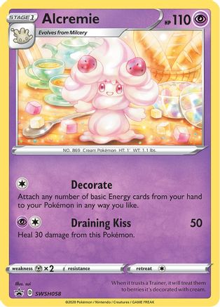 Alcremie (SWSH058) - SSSPC  - Promo - Holofoil
