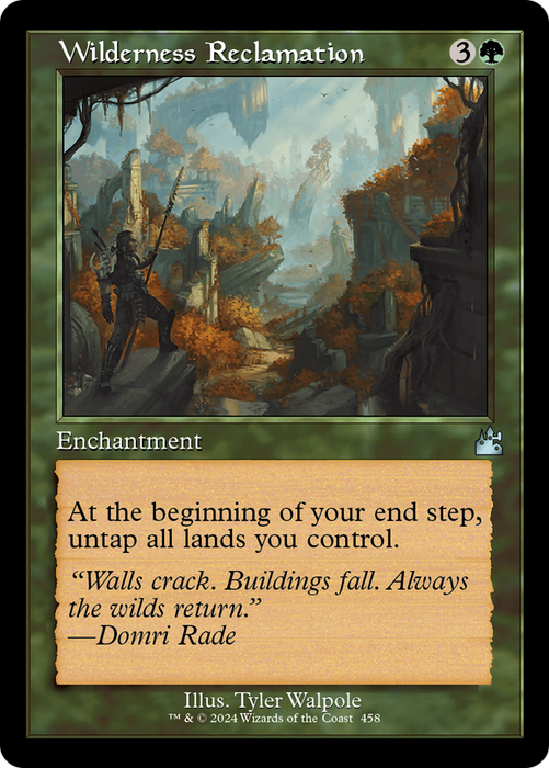 Wilderness Reclamation (RVR-458) - uncommon - Foil