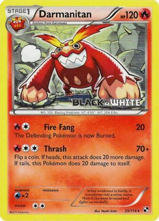 Darmanitan (025/114) - BAWP  - Promo - Holofoil