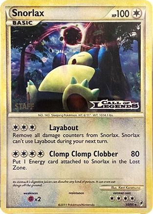 Snorlax (033/95) - NP  - Promo - Holofoil