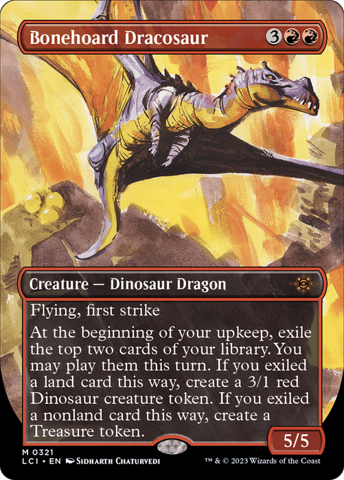 Bonehoard Dracosaur (LCI-321) - mythic (Borderless)