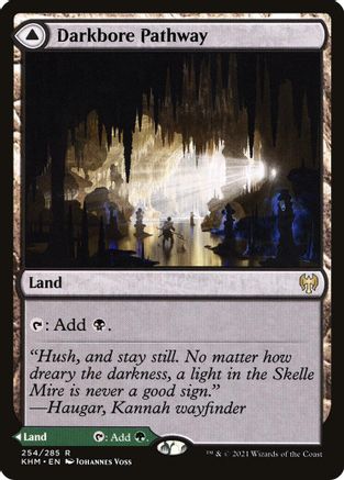 Darkbore Pathway // Slitherbore Pathway (KHM-254) - rare