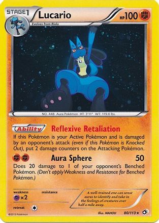 Lucario (080/113) - MCP  - Promo - Holofoil