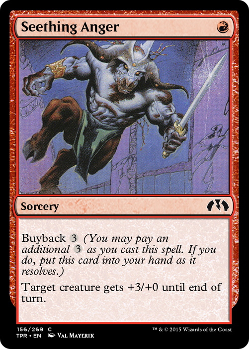 Seething Anger (TPR-156) - common - Foil