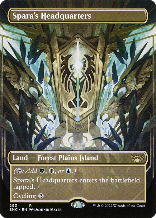 Spara's Headquarters (SNC-293) - rare (Borderless) - Foil