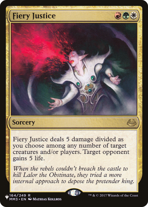 Fiery Justice (LIST-MM3-164) - rare