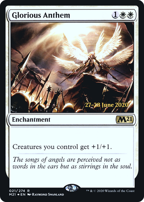 Glorious Anthem (PRE-21S) - rare - Foil