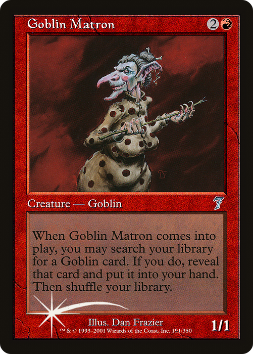 Goblin Matron (7ED-191★) - uncommon - Foil