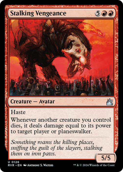 Stalking Vengeance (RVR-126) - uncommon - Foil