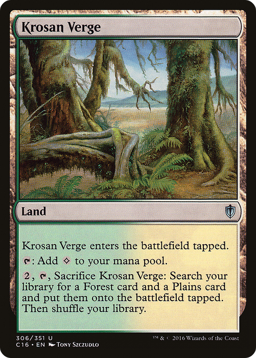 Krosan Verge (C16-306) - uncommon
