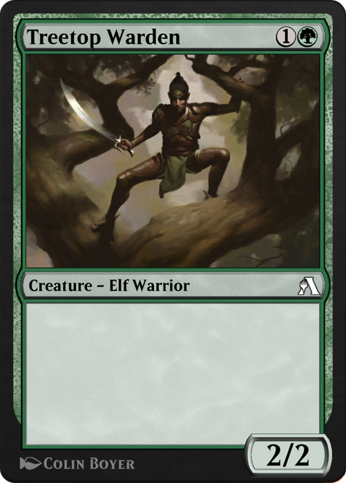 Treetop Warden (ANB-107) - common