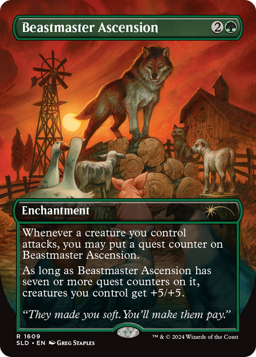 Beastmaster Ascension (SLD-1609) - rare (Borderless)