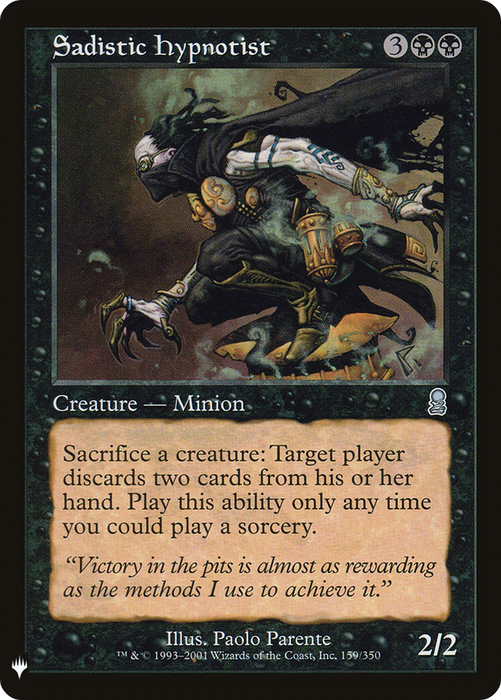 Sadistic Hypnotist (LIST-ODY-159) - uncommon