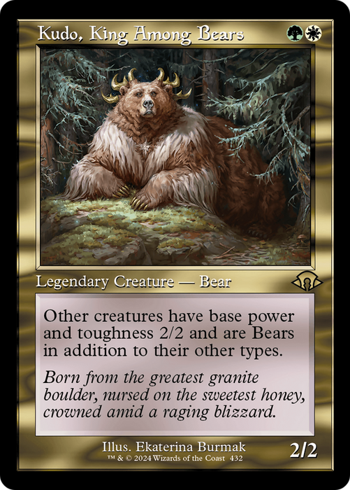 Kudo, King Among Bears (MH3-432) - rare - Foil