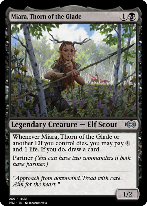 Miara, Thorn of the Glade (PRM-86268) - uncommon - Foil