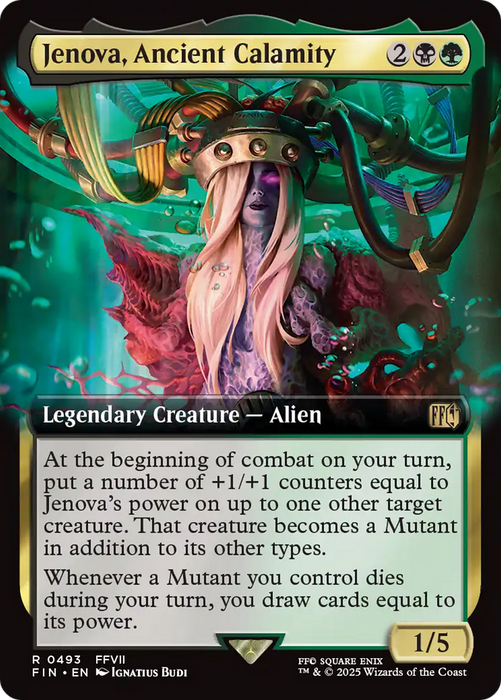 Jenova, Ancient Calamity (Extended Art) (FIN-228) - rare