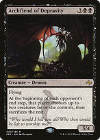 Archfiend of Depravity (FRF-062) - rare - Foil