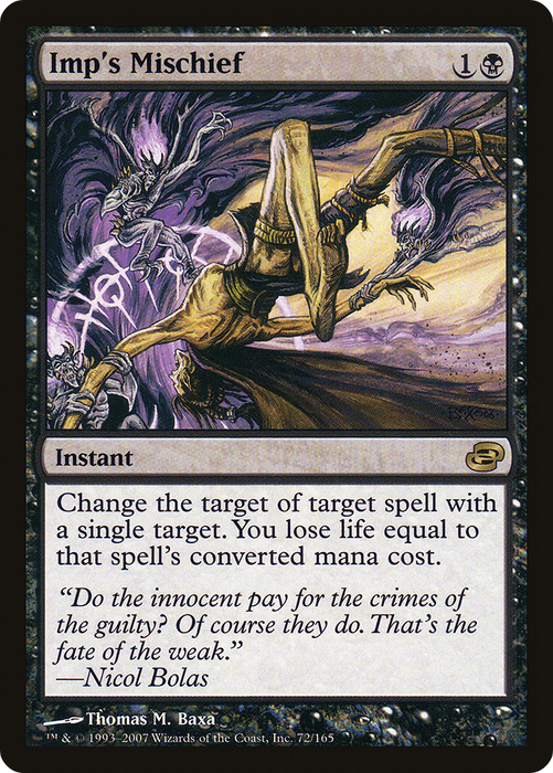 Imp's Mischief (PLC-072) - rare - Foil