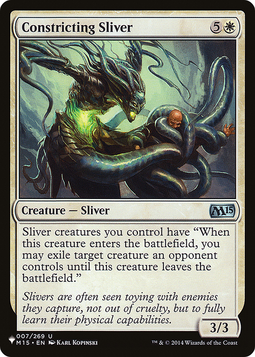 Constricting Sliver (LIST-M15-7) - uncommon