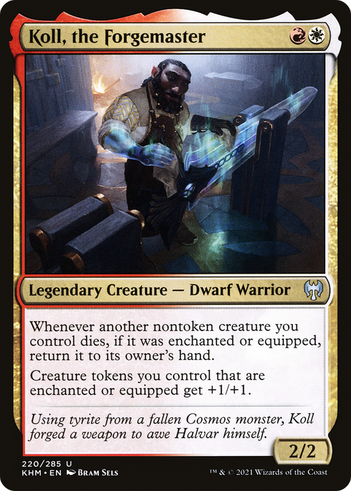 Koll, the Forgemaster (KHM-220) - uncommon - Foil