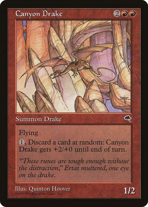 Canyon Drake (TMP-166) - rare