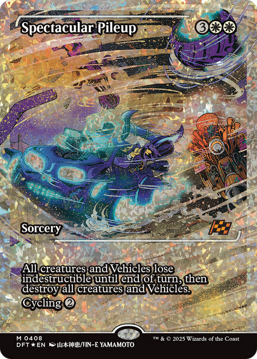 Spectacular Pileup (DFT-408) - mythic: (Showcase) - Foil