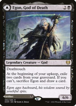 Egon, God of Death // Throne of Death (KHM-092) - rare - Foil
