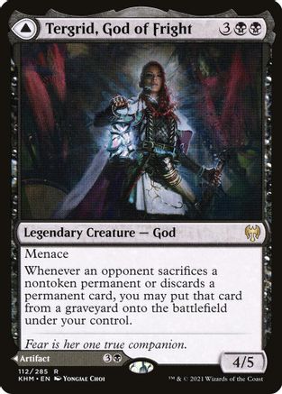Tergrid, God of Fright // Tergrid's Lantern (KHM-112) - rare - Foil