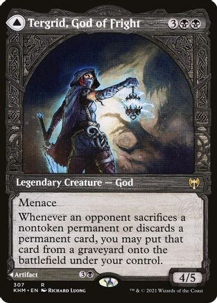 Tergrid, God of Fright // Tergrid's Lantern (KHM-307) - rare: (Showcase) - Foil