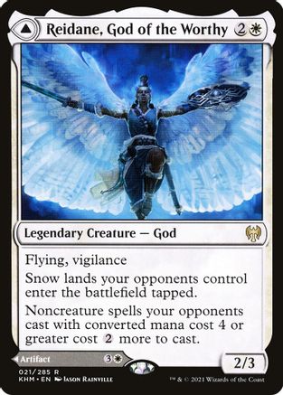 Reidane, God of the Worthy // Valkmira, Protector's Shield (KHM-021) - rare