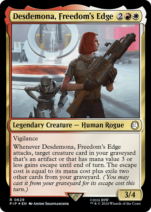 Desdemona, Freedom's Edge (PIP-629) - rare - Foil
