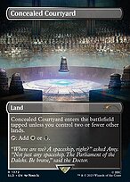 Concealed Courtyard (SLD-1372) - rare (Borderless)
