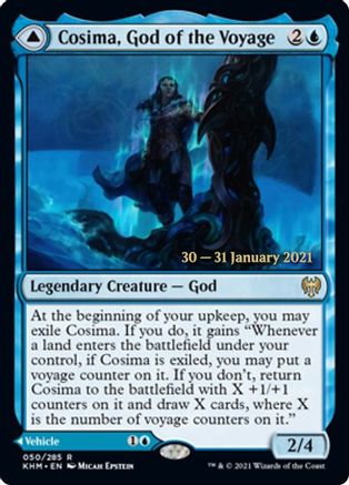 Cosima, God of the Voyage // The Omenkeel (PRE-50S) - rare - Foil