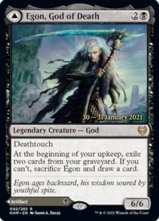 Egon, God of Death // Throne of Death (PRE-92S) - rare - Foil