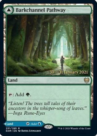 Barkchannel Pathway // Tidechannel Pathway (PRE-251S) - rare - Foil