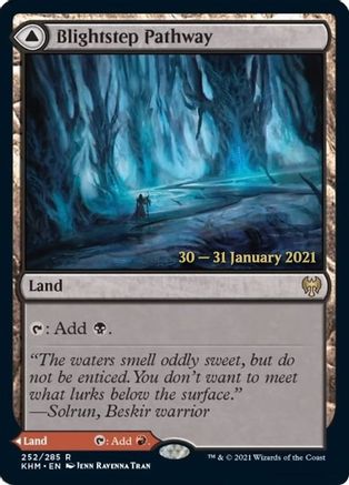 Blightstep Pathway // Searstep Pathway (PRE-252S) - rare - Foil