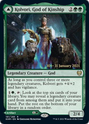 Kolvori, God of Kinship // The Ringhart Crest (PRE-181S) - rare - Foil