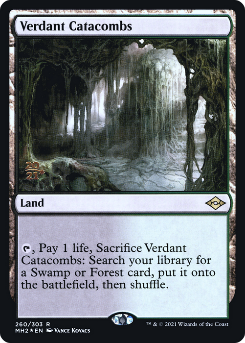 Verdant Catacombs (PRE-260S) - rare - Foil