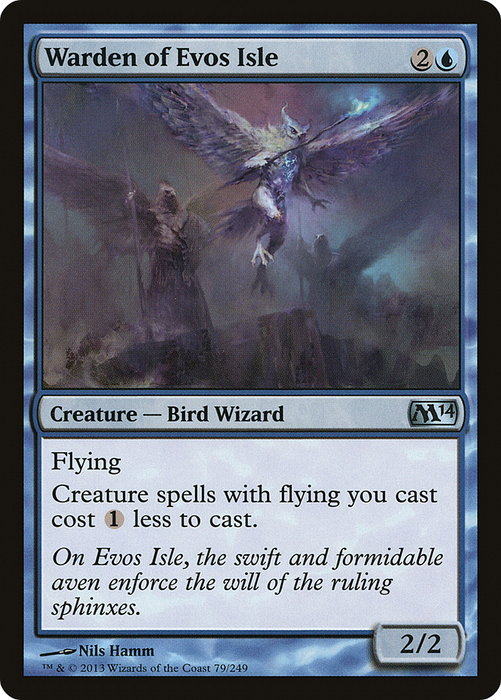 Warden of Evos Isle (M14-079) - uncommon - Foil