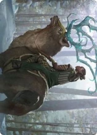 Boreal Outrider // Boreal Outrider (AKHM-042) - common (Borderless) - Foil