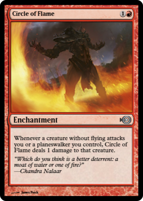 Circle of Flame (PRM-41648) - uncommon - Foil