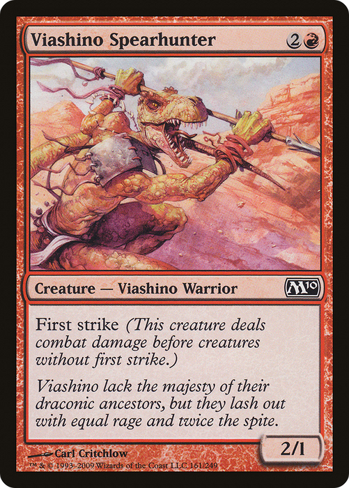 Viashino Spearhunter (M10-161) - common - Foil