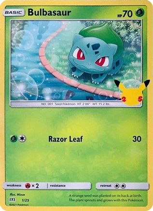 Bulbasaur (001/25) - M2AP  - Promo - Holofoil