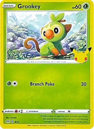 Grookey (008/25) - M2AP  - Promo - Holofoil
