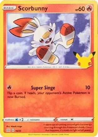 Scorbunny (016/25) - M2AP  - Promo - Holofoil